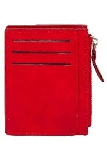 Portfel na kerty czerwony Antra (na suwak) Antra