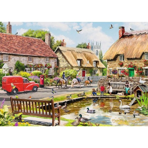 Puzzle Premium Plus Lato w miasteczku 1000 el. Trefl (10808) Trefl