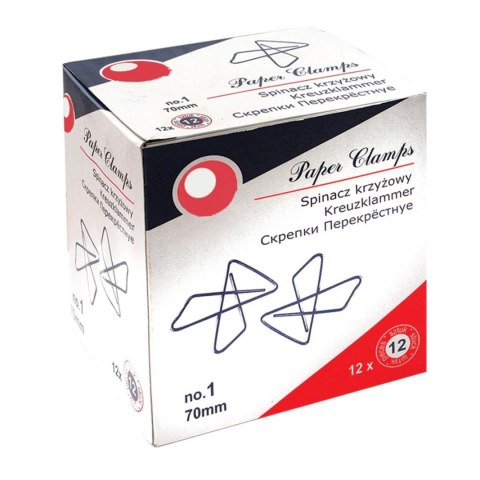 Spinacze krzyżowy krzyżowe 41mm 50 szt Titanum (PCB2) Titanum