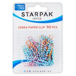 Spinacze okrągły Office zebra 50 szt Starpak (149879) Starpak