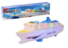 Statek Pasażerski Wycieczkowy Jeżdżący Światła Dźwięki Lean (20483) Lean