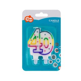 Świeczka urodzinowa KROPECZKI URODZINOWE Godan (PF-SCK40) Godan