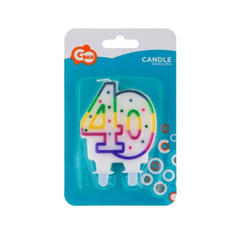 Świeczka urodzinowa KROPECZKI URODZINOWE Godan (PF-SCK40) Godan