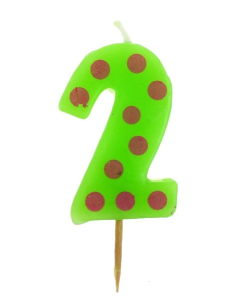 Świeczka urodzinowa PIKER GROCHY URODZINOWE Godan (SWCG2-MM) Godan