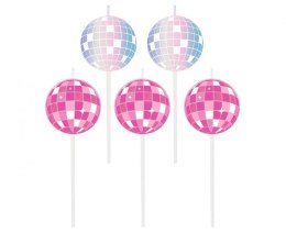 Świeczka urodzinowa pikery Disco, dwustronne, 2 cm, 5 szt. Godan (PF-SDIS) Godan