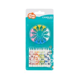 Świeczka urodzinowa urodzinowa biała z nadrukiem Godan (BS56061200A) Godan