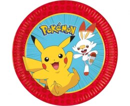 Talerz jednorazowy Pokemon papier śr. 230mm 8 szt Godan (98391) Godan