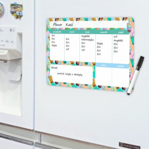 Zestaw szkolny Bubble tea 4 el. Biurfol (KPL-NADRUK-01-37) Biurfol