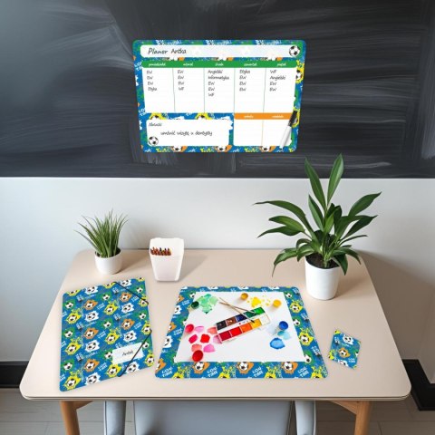 Zestaw szkolny Football 4 el. Biurfol (KPL-NADRUK-01-34) Biurfol