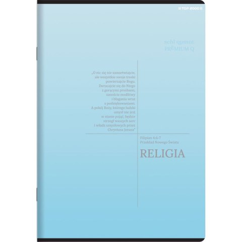 Zeszyt A5 tematyczny religia 32k. 70g krata Top 2000 (400168988) Top 2000