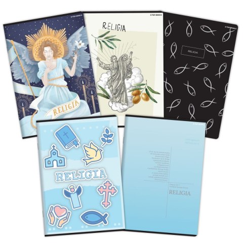 Zeszyt A5 tematyczny religia 32k. 70g krata Top 2000 (400168988) Top 2000