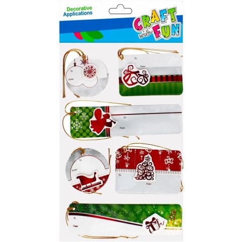 Bileciki do prezentów 12szt. Boże Narodzenie Craft Fun (501895) Craft Fun