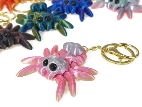 Brelok 3d pająk, mix kolorów Adar (622029) Adar