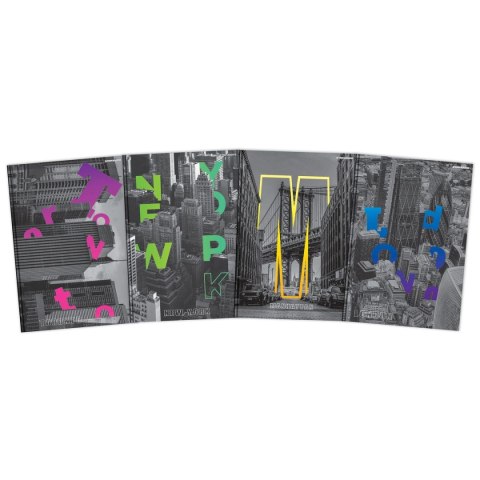 Brulion CITY A6 96k. 70g linia Top 2000 (400169515) Top 2000