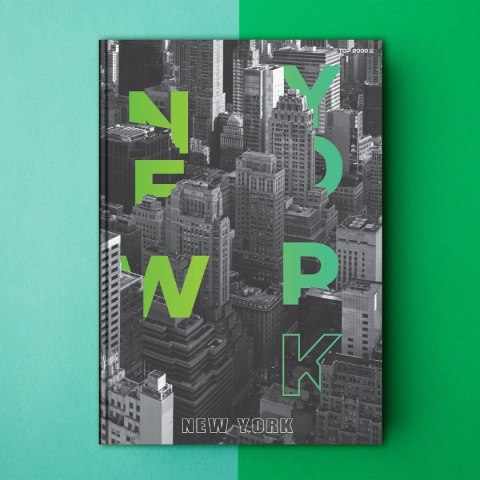 Brulion CITY A6 96k. 70g linia Top 2000 (400169515) Top 2000