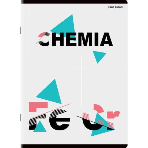 Brulion tematyczny chemia A5 80k. 70g krata Top 2000 (400132314) Top 2000