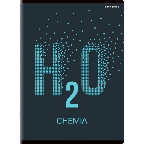 Brulion tematyczny chemia A5 80k. 70g krata Top 2000 (400132314) Top 2000