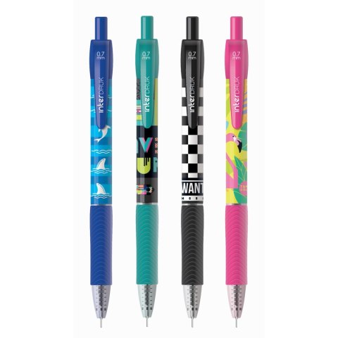 Długopis wkład niebieski 0,7mm Interdruk (IDŁFUNKY) Interdruk