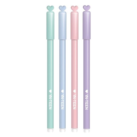 Długopis wymazywalny pastelowe wkład niebieski 0,5mm Noster (5902277295293) Noster