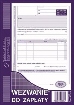 Druk samokopiujący S o/1k A5 80k. Michalczyk i Prokop (423-3) Michalczyk i Prokop