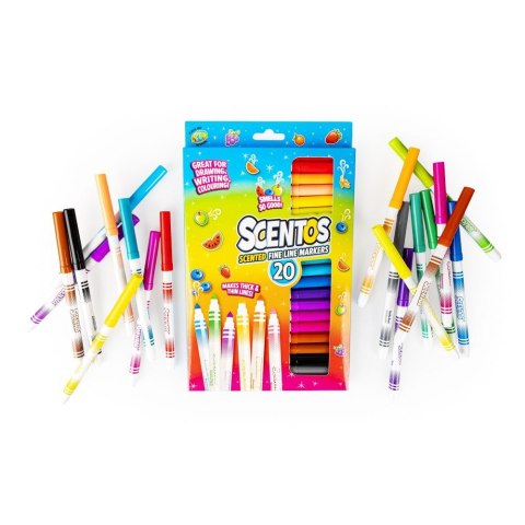 Flamaster pachnące, kolorowe 20 kol. Dumel (ST20435) Dumel