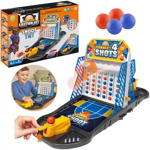 Gra zręcznościowa KOSZYKÓWKA UŁÓŻ 4 W LINII Trifox (A-2363) Trifox