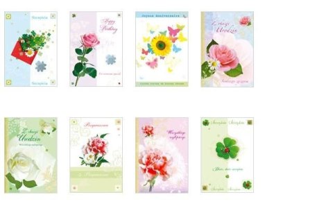 Kartka składana Artis collage (Tecza) Artis collage