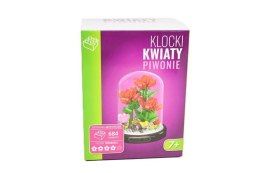 Klocki konstrukcyjne kwiaty - piwonie pod kloszem - 684 elementy Artyk (176470) Artyk