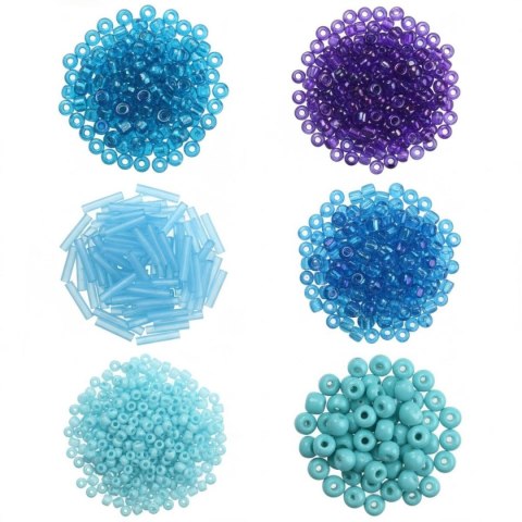 Koraliki kreatywne Craft-Fun Series tonacja niebieska Titanum (25BR016) Titanum