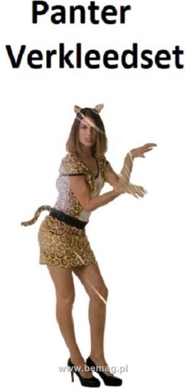 Kostium dla dorosłych, Panther rozmiar S Bemag Bemag