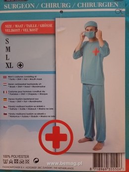 Kostium dla dorosłych, chirurg rozmiar XL Bemag Bemag