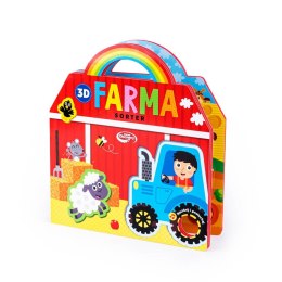 Książeczka edukacyjna PUZZLE DZWIĘKI WOKÓŁ NAS 3D FARM Discovery (DD82450) Discovery