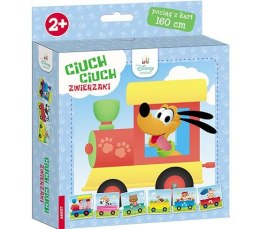 Książka dla dzieci Disney Maluch. CIUCH CIUCH. Zwierzaki Ameet (POC 9201) Ameet