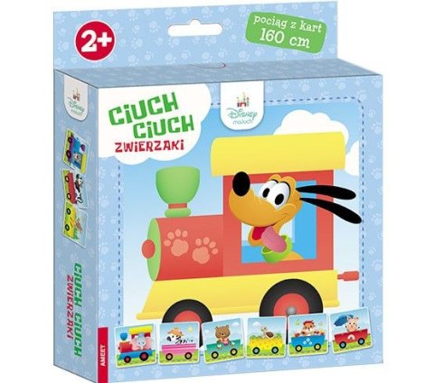 Książka dla dzieci Disney Maluch. CIUCH CIUCH. Zwierzaki Ameet (POC 9201) Ameet