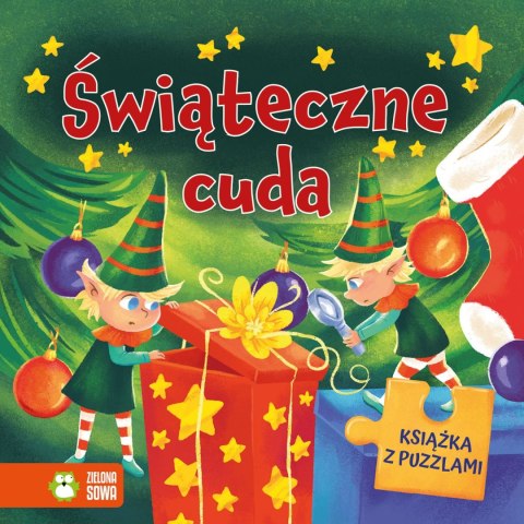 Książka dla dzieci Świąteczne cuda. Książka z puzzlami Aksjomat Aksjomat