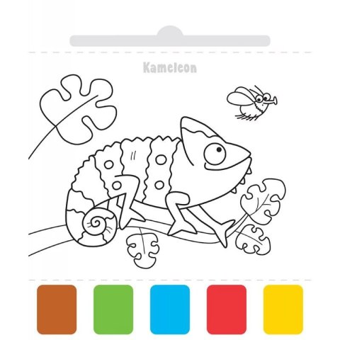 Książka dla dzieci Użyj wody, zbudź kolory! W zoo Aksjomat Aksjomat