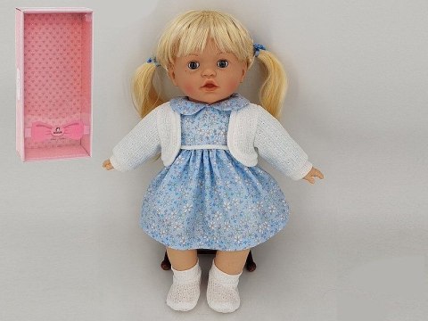 Lalka dziewczynka z polskim głosem, śpiewa i mówi po polsku; Box [mm:] 400 Adar (588103) Adar