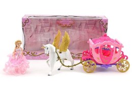 Lalka z karocą i koniem [mm:] 290 Adar (525191) Adar