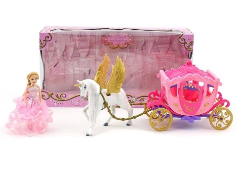 Lalka z karocą i koniem [mm:] 290 Adar (525191) Adar