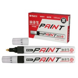 Marker olejowy AOMW0601 czarny okrągła końcówka 2 mm M&G