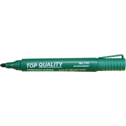 Marker permanentny wkład zielony 2,0mm okrągła końcówka Top Quality (715) Top Quality