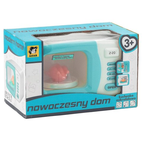 Mikrofalówka zabawkowa na baterie, światło i dźwięk Adar (521759) Adar