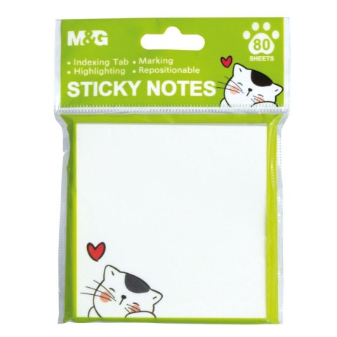 Notes samoprzylepny (karteczki) 80k [mm:] 76x76 M&G (HA LZ 4228-12) M&G