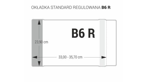 Okładka B6 [mm:] 239x330-360 Biurfol (oz-42) Biurfol