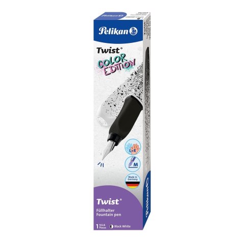 Pióro wieczne Twist color edition biało-czarne Pelikan (300010106) Pelikan