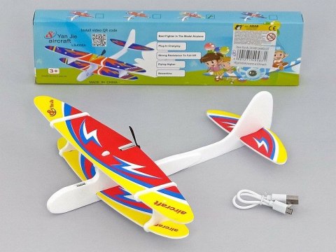 Samolot piankowy z silnieczkiem ładowarka USB Adar (512450) Adar