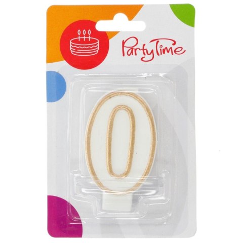 Świeczka urodzinowa NUMERKI BIAŁE Arpex (D9906-0) Arpex