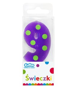 Świeczka urodzinowa PIKER GROCHY URODZINOWE Godan (SWCG9-MM) Godan