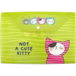 Teczka plastikowa na zatrzask A4 mix Happy Color (MG ADM929FM) Happy Color