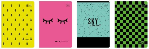 Zeszyt Fluo A5 60k. krata [mm:] 148x210 Interdruk (ZE60#ECO) Interdruk